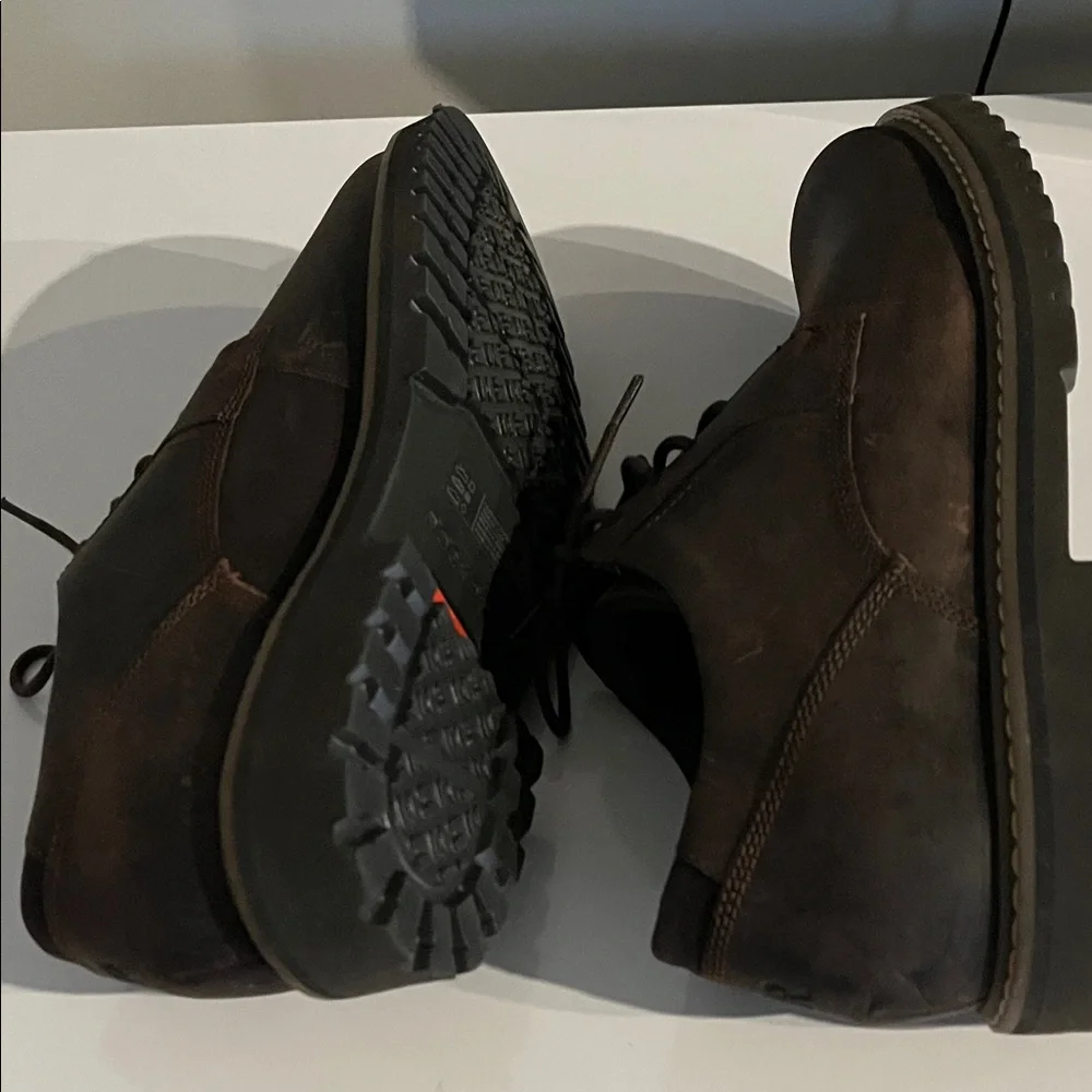 ROCKPORT trutec Brown Leather Oxfords Size 9.5‎